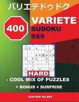 400 Variete Sudoku 9x9 - Hard - Cool Mix of Puzzles + Bonus + Surprise