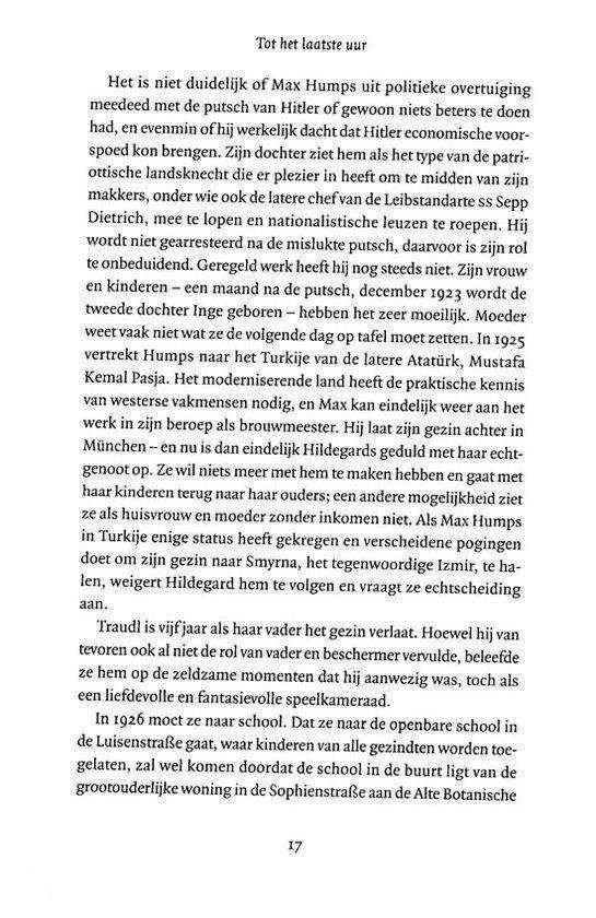 Tot Het Laatste Uur