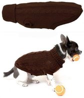 Wolters Hondenkleding Kabeltrui - 50 cm - Bruin