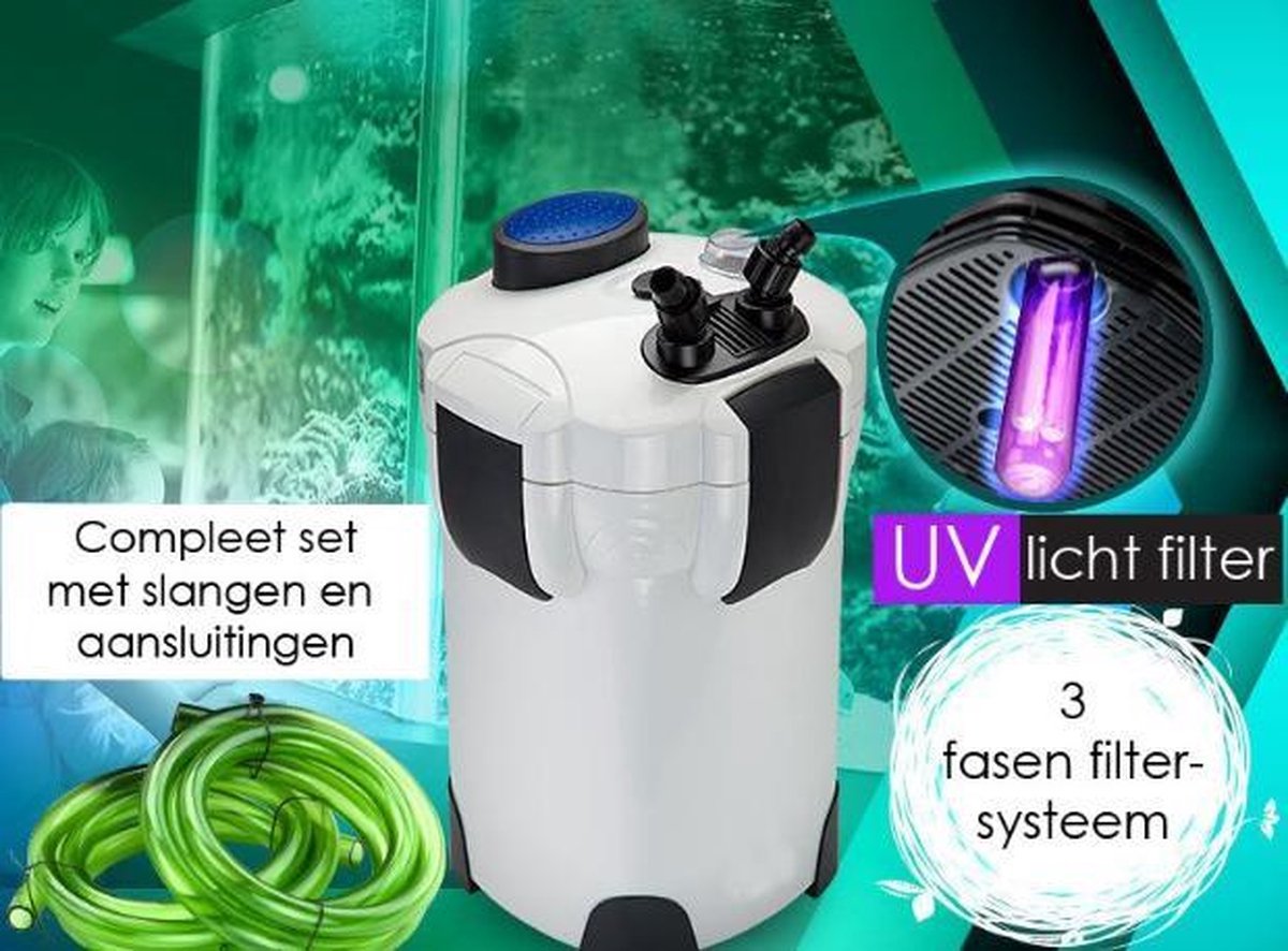 media textuur spade UV lamp voor aquarium filter 1400L/peruur | bol.com