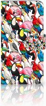 Huawei P30 Lite Bookcase Hoesje Birds