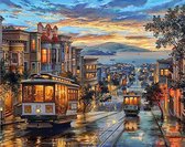 Schilderen op nummer volwassenen - San Francisco - 50x40 cm - Paint by numbers