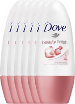 Dove Beauty Finish Women - 6 x 50 ml - Deodorant Roller - Voordeelverpakking