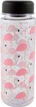 Waterfles / Drinkfles tropical flamingo