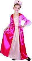LUCIDA - Roze prinses outfit voor meiden - M 122/128 (7-9 jaar)