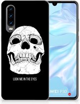 Huawei P30 Uniek TPU Hoesje Skull Eyes