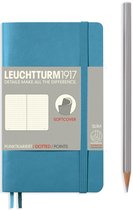 Leuchtturm1917 Notitieboek Pocket - Softcover - Puntjes - Nordic Blue