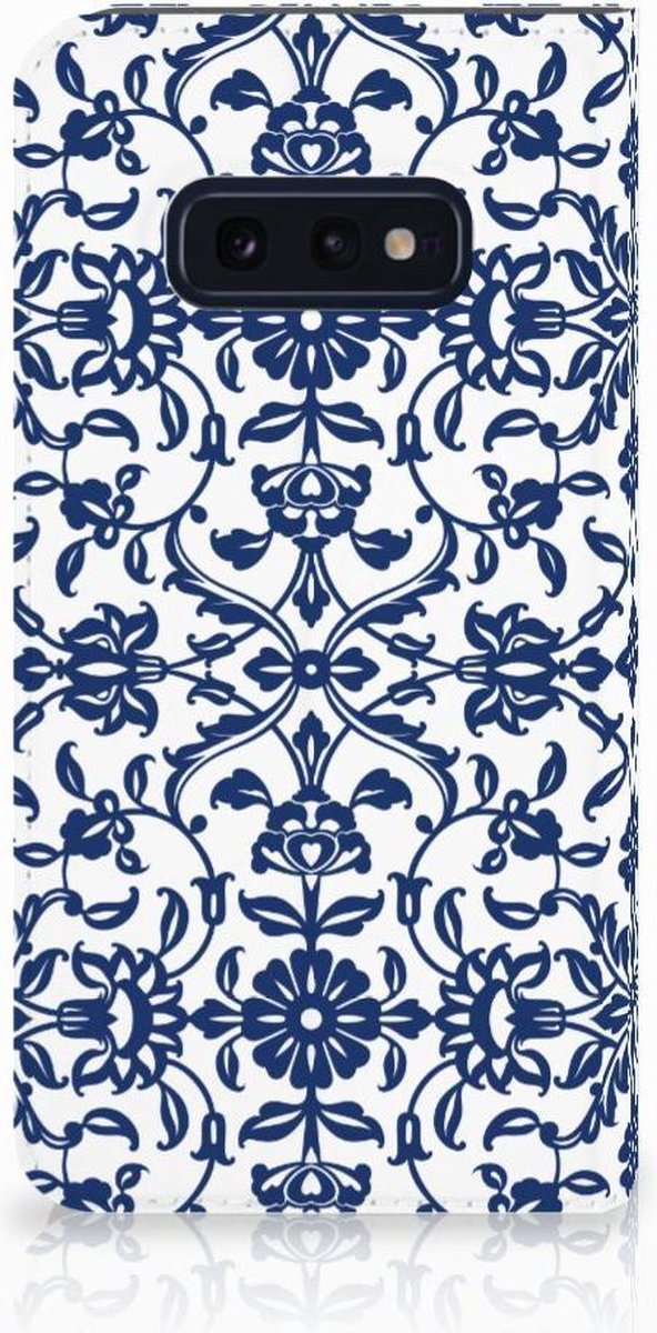 Samsung Galaxy S10e Smart Cover Flower Blue