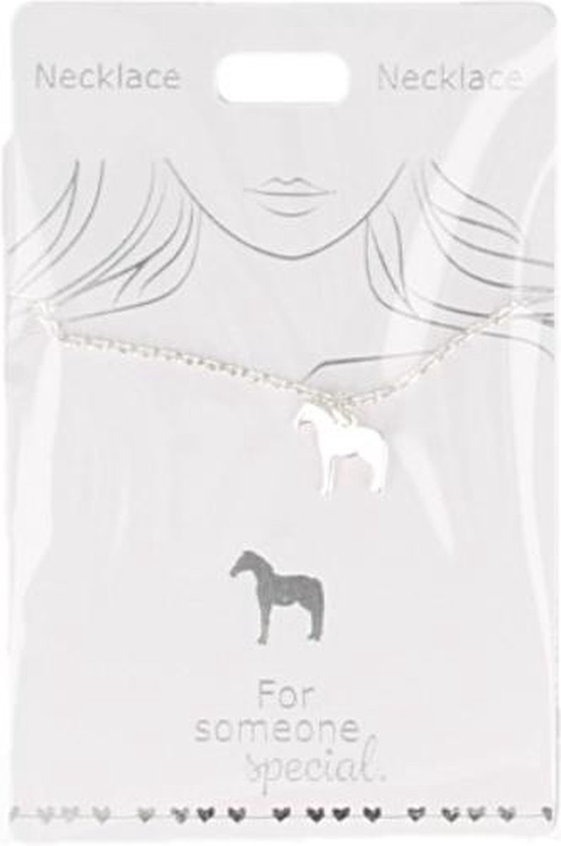 Ketting Paard, silver plated
