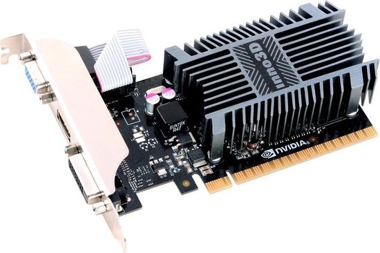 INNO3D GeForce GT 710 LP - Grafische kaart - GF GT 710 low profile - 2 GB  GDDR3 - PCIe... | bol.com