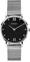 Zinzi ZIW629M Horloge Lady + gratis armband 26 mm zilverkleurig