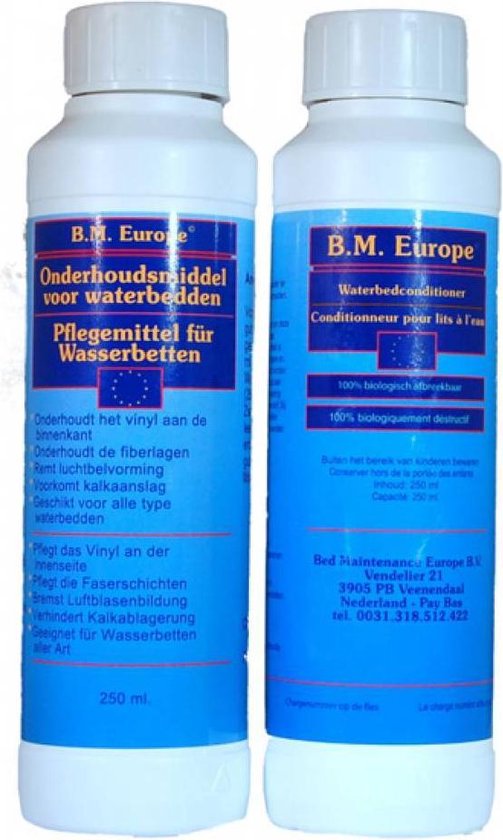 BM Europe Waterbed conditioner en onderhoud
