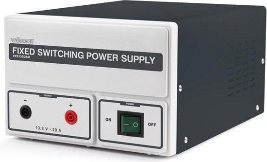 Laboratoriumvoeding, schakelend, regelbaar, 0-30 VDC/0-5 A
