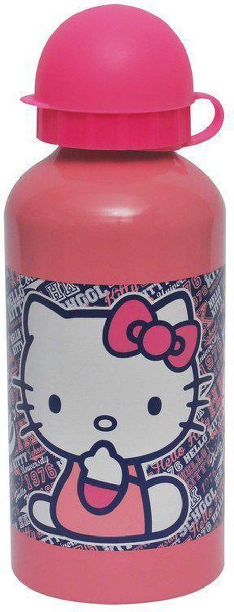 Vermindering Afhaalmaaltijd Bestaan Hello Kitty aluminium drinkbeker | bol.com