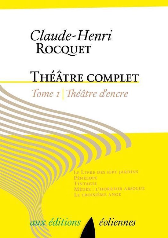 Théâtre complet - cover