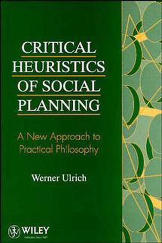 Critical Heuristics of Social Planning - cover