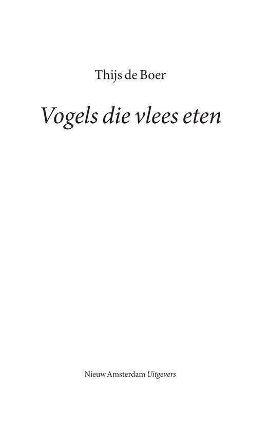 Vogels die vlees eten