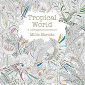 Tropical World Adult Coloring Book