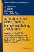 Advances in Intelligent Systems and Computing 498 - Advances in Human Factors, Business Management, Training and Education