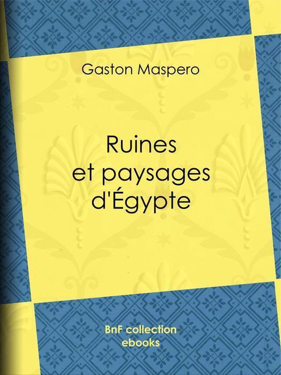 Ruines et paysages d'Égypte - cover