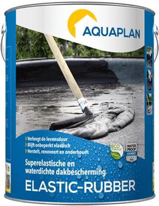 Aquaplan Elastic-Rubber - waterdichte dakcoating - super elastisch - eco -  4 kg | bol.com