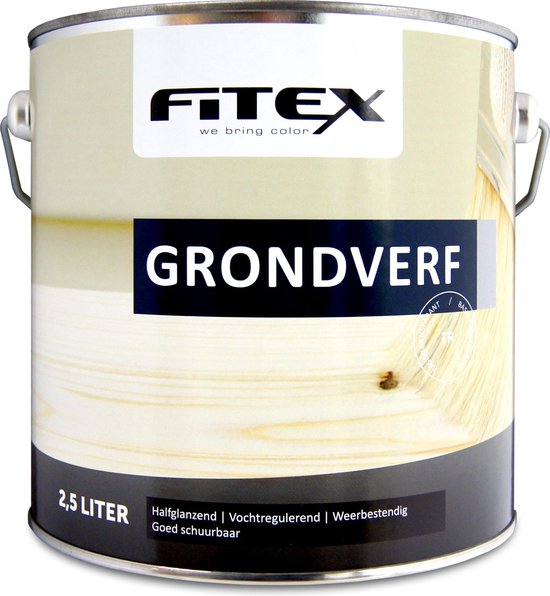 Leed Leuk vinden Voorganger Fitex-Grondverf-Ral 9004 Signaalzwart 1 liter | bol.com