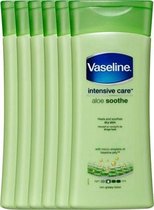 Vaseline Bodylotion Intensive Care Aloe Soothe 6 x 200ml
