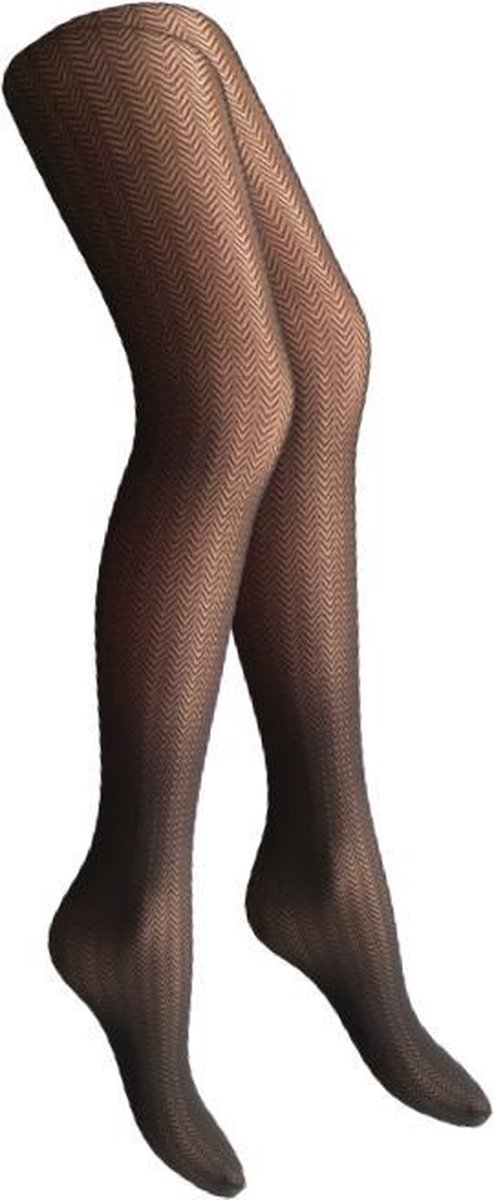 Fantasy panty - Manouxx - 50 denier - zwart - L-XL