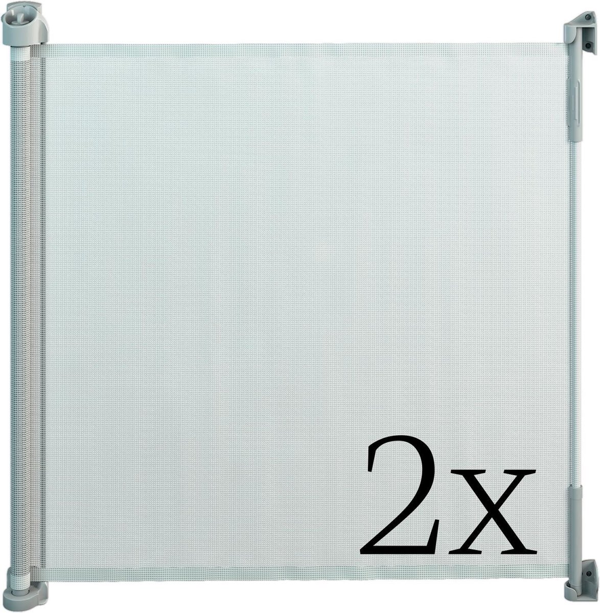 Gaterol Active Lite Wit dubbelverpakking – Twee uittrekbare trap- en deurhekjes Rollo, tot 140 cm Gaterol Active Lite Wit dubbelverpakking – Twee uittrekbare trap- en deurhekjes Rollo, tot 140 cm