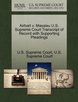 Airhart V. Massieu U.S. Supreme Court Transcript of Record with Supporting Pleadings