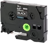1 Pack 12mm Label Tape Compatible TZe 335 TZ-335 TZe-335 Wit op Zwart voor PT-1650, PT-1700, PT-1750, PT-1760, PT-1800, PT-1810, PT-1830 label printer