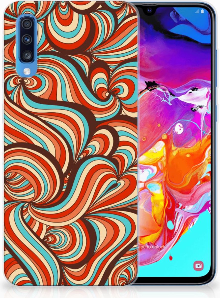 Back Cover voor Samsung Galaxy A70 Hoesje maken Retro