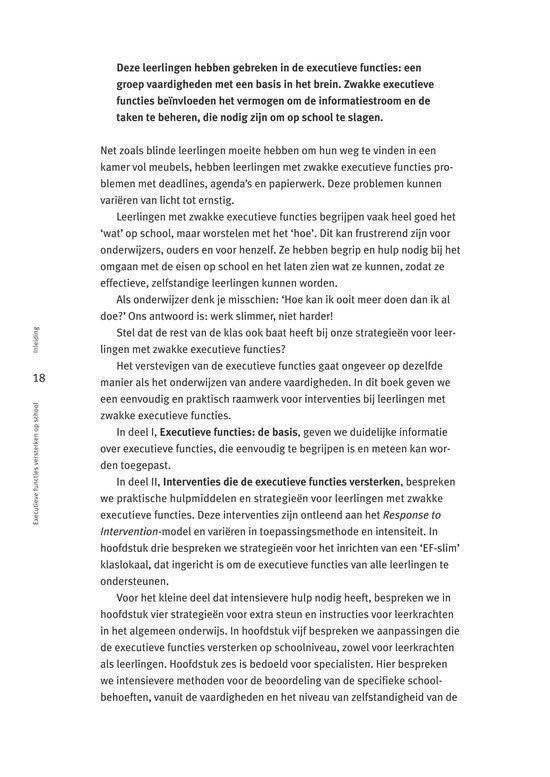 Executieve functies versterken op school