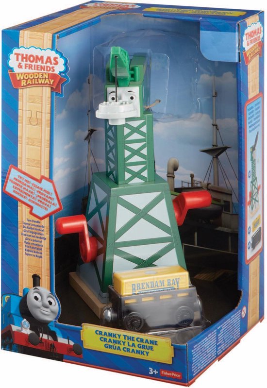 FisherPrice Thomas De Trein Houten Spoorbaan Cranky De Kraan