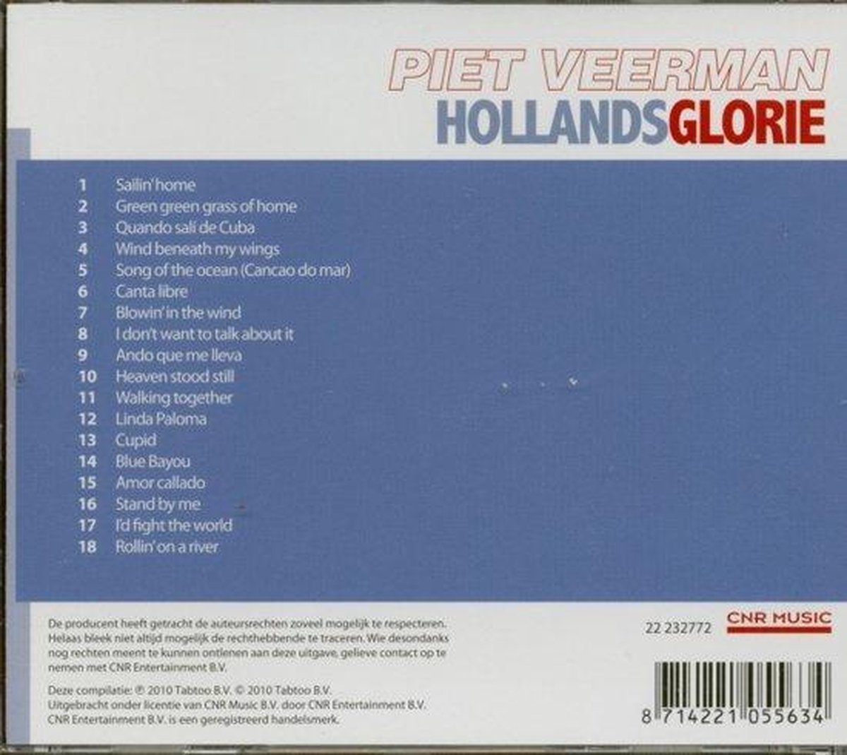 Hollands Glorie Incl. " Sailin' Home ", Piet Veerman CD (album