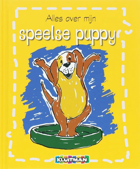 Cover van het boek 'Speelse puppy' van M. Hoeksma