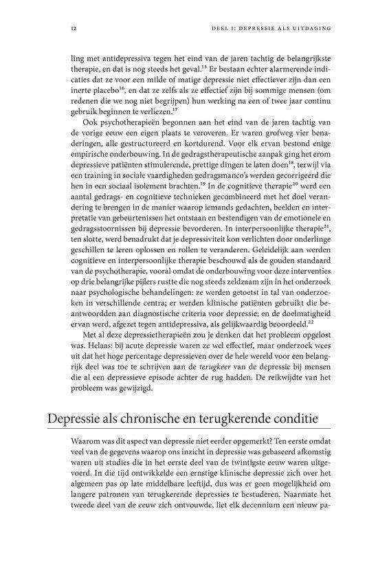 Mindfulness en cognitieve therapie bij depressie