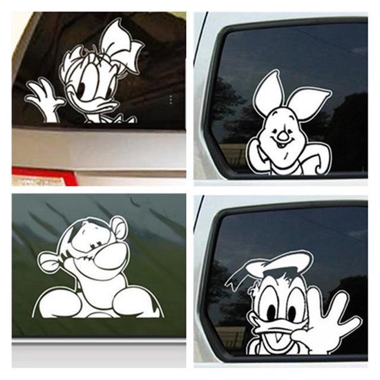 Teigertje Car auto sticker geschikt voor een Disney the pooh fan |