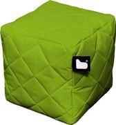 Extreme lounging - B-box - Quilted - Poef - Outdoor  & Indoor - Groen