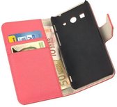 HC Bookcase Flip Wallet Telefoonhoesje - Huawei Ascend G525 Roze