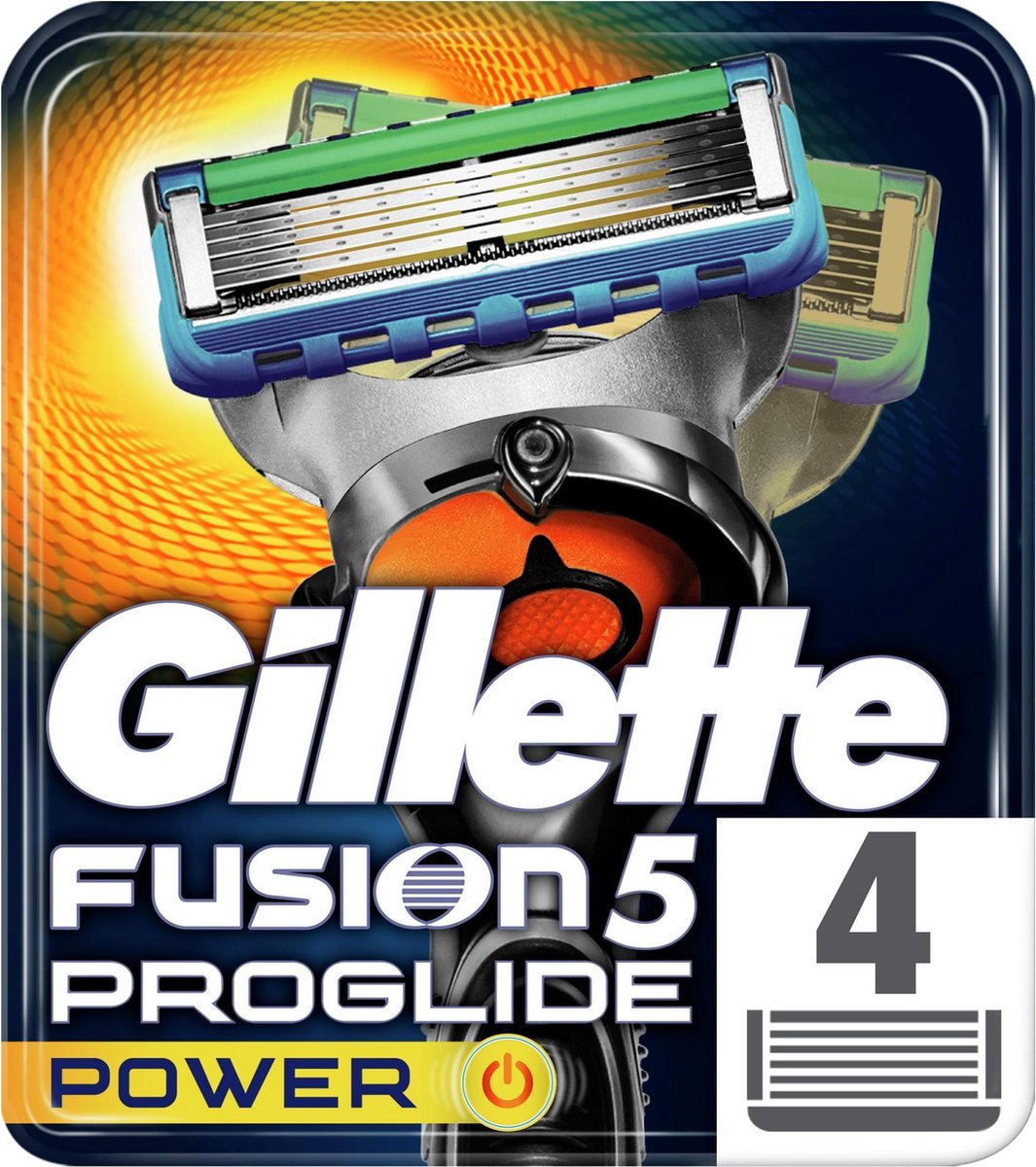 Gillette Fusion5 ProGlide Power Scheermesjes Mannen - 4 stuks
