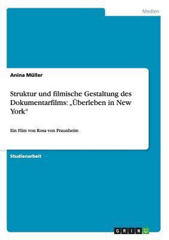 Struktur und filmische Gestaltung des Dokumentarfilms: "Überleben in New York"