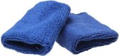 Secutex Polsband Blauw 8 Cm Breed Per Paar