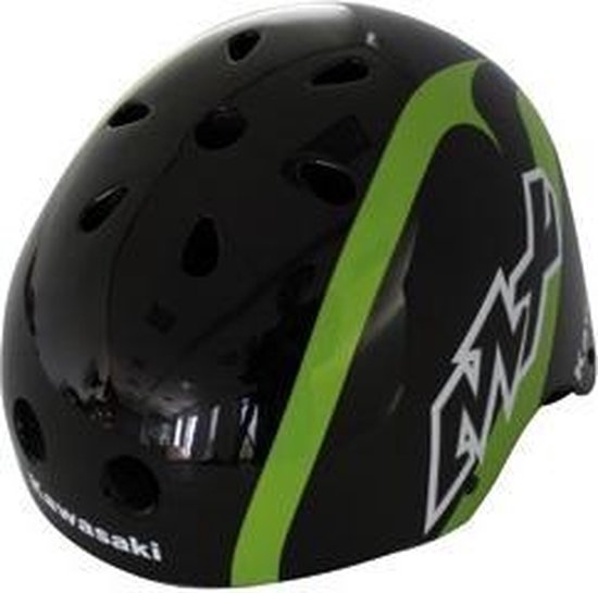 Kawasaki helm Freestyle (zwart/groen) - Helm | bol.com