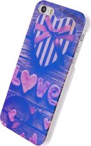 Xccess Oil Cover Apple iPhone 5/5S Love Heart