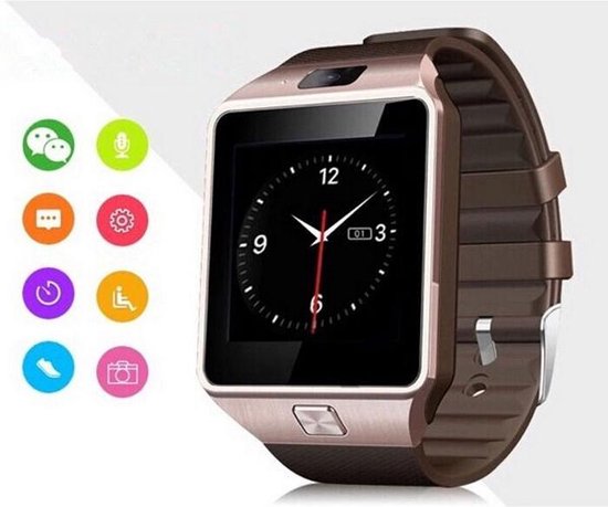 Smartwatch 2017 voor Android Samsung LTC LG Huawei met Bluetooth, Camera \u0026  NL Handleiding | bol.com