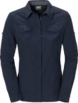 Jack Wolfskin Brightwater - Dames - blouse lange mouwen - maat XL - blauw