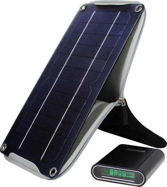 Piraat India onstabiel POWERplus Crocodile Solar 5V USB Powerbank | Lader / Oplader mobiele  telefoon / tablet... | bol.com