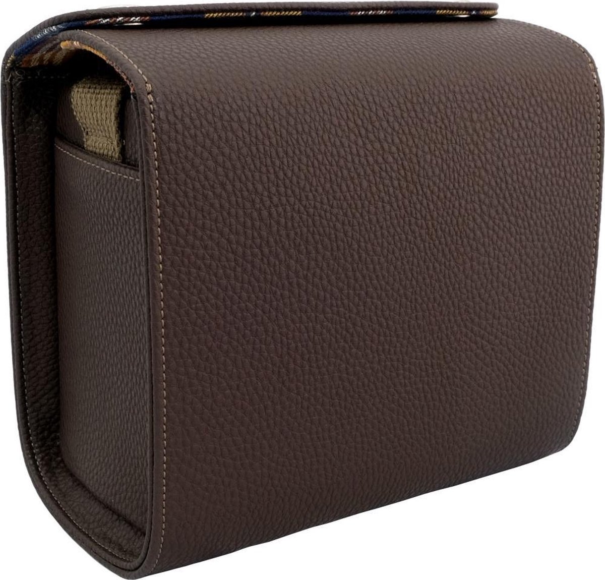 Gariz CB-NMCSBR Synthetic Leather Small Brown