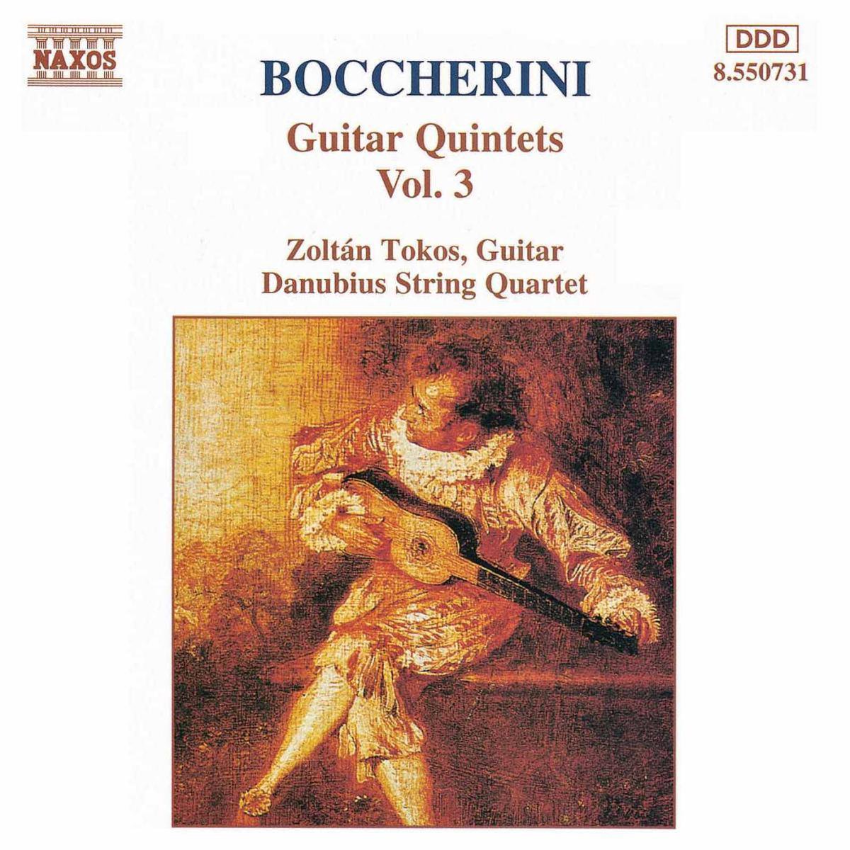 Zoltán Tokos, Danubius Quartet - Boccherini: The Guitar Quintets 3 (CD)